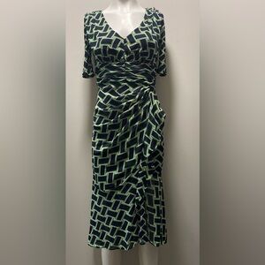 Diane Von Furstenberg short sleeve midi dress